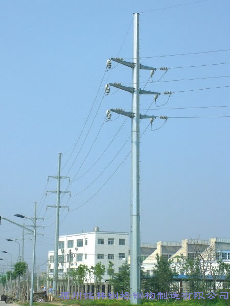 35KV双回路转角钢管杆(塔)