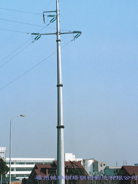 110KV单回路转角钢管杆(塔)
