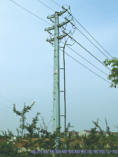 10KV单回路直线终端钢管杆(塔) 10KV单回路直线终端钢管杆(塔)