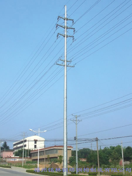 35KV双回路直线钢管杆(塔)